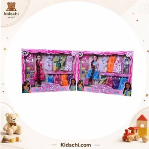 عروسک باربی کد ۹۰۰۳ برند PT خرید عروسک باربی با لباس عروسک باربی قیمت باربی باربی