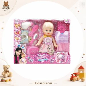 عروسک بی بی با لباس اضافه کد۳۳۳۳
